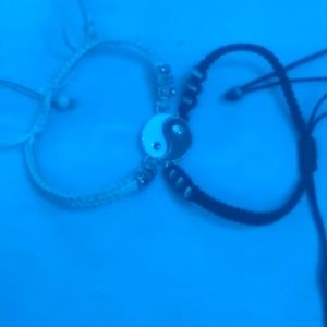 Yin and yang couple bracelets